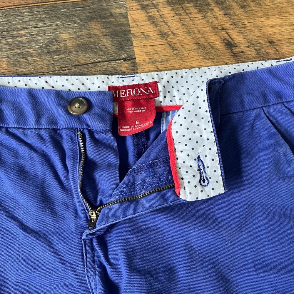 Merona Royal Blue Women's Shorts - Picture 4 of 7
